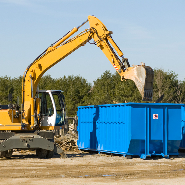 what size residential dumpster rentals are available in Rockport Washington